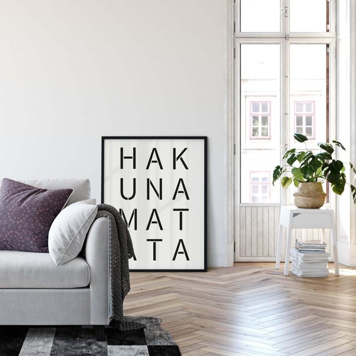 Image du produit Trenddeko Tableau Hakuna Matata (24 x 30 cm)