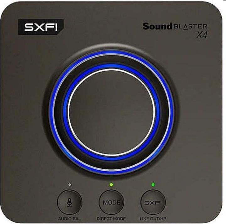 Produktbild Creative Externe Soundkarte Sound Blaster X4 (USB, USB-C)