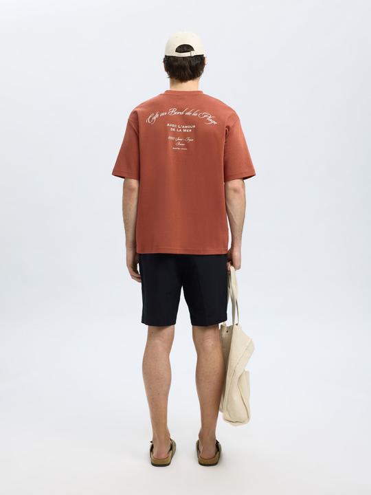 Actual product image Selected Homme Loose Fit Print T-Shirt (XL)