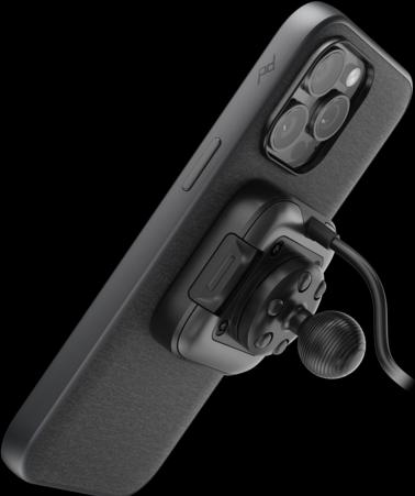 Actual product image Peak Design 20mm Motorcycle Locking & Charging Ball Adapter - Black