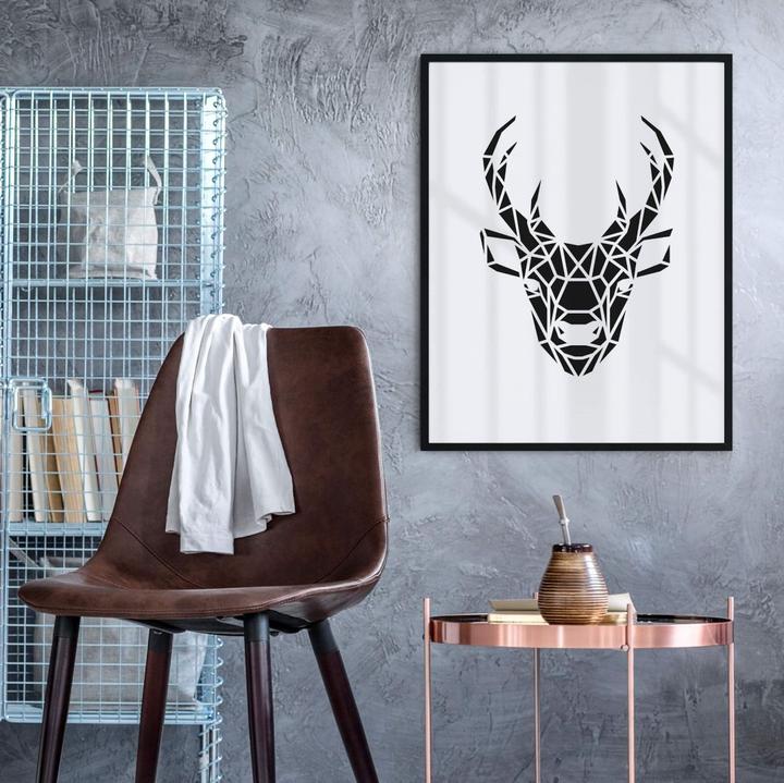 Image du produit Trenddeko Origami cerf (60 x 80 cm)