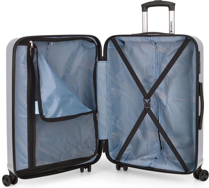Produktbild Gabol Kofferset - Jet - Zilver (207 l, XL (ab 115l))