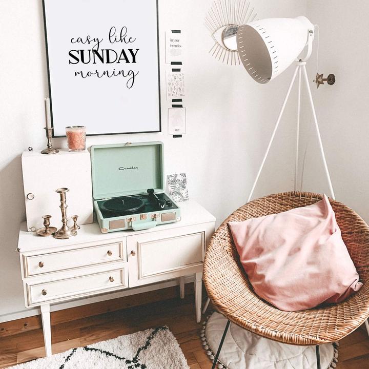 Produktbild Trenddeko Easy like Sunday morning (100 x 120 cm)