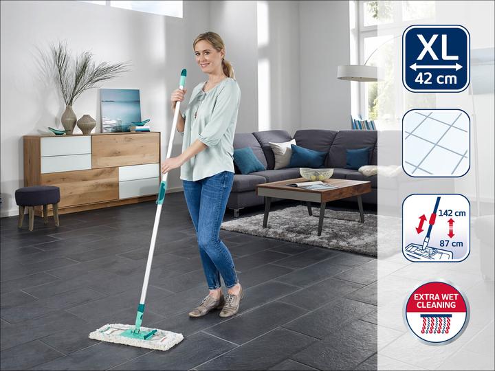 Actual product image Leifheit Floor mop Profi XL cotton plus Telescope (1 pcs.)