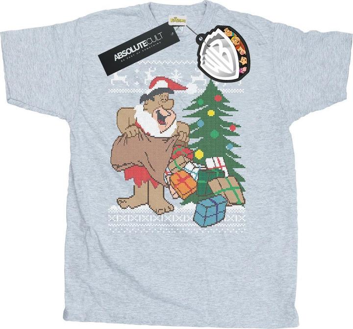 Produktbild The Flintstones Christmas Fair Isle TShirt (S)