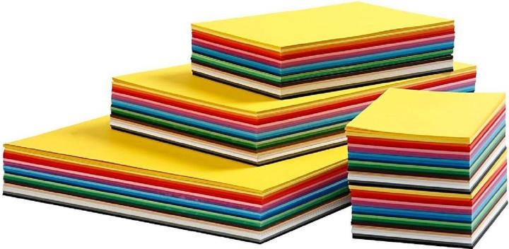 Immagine prodotto Creativ Company Cartoncino A3 - A6 multicolore, 180 g/m², 1500 fogli (180 g/m², 1 x)