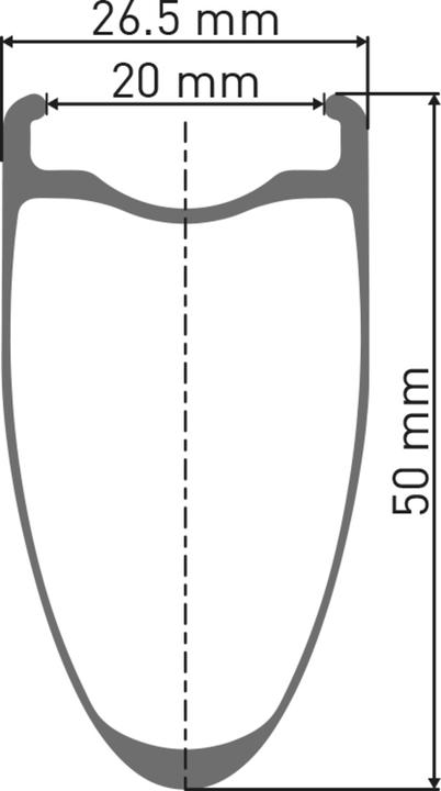 Produktbild DT Swiss DT ARC 1100 DICUT Laufrad 700c CL 50 100/12 WTS (Vorderrad, 28")