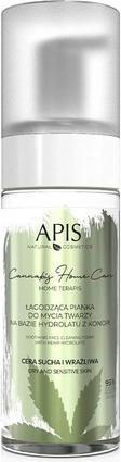Apis Natural Cosmetics Apis - Cannabis Home Care Soothing Foam Face Wash On Base Hydrolat From Hemp 150Ml (Schaum, 150 ml)