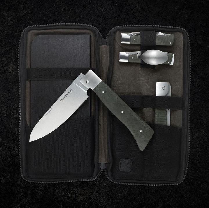 Actual product image Messermeister Adventure Chef 6-piece outdoor cutlery set, black