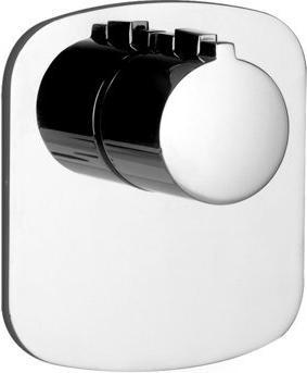 Actual product image Gessi Tondo Wellness, ready-mounted set for 3/4 high performance concealed thermostat, 43256