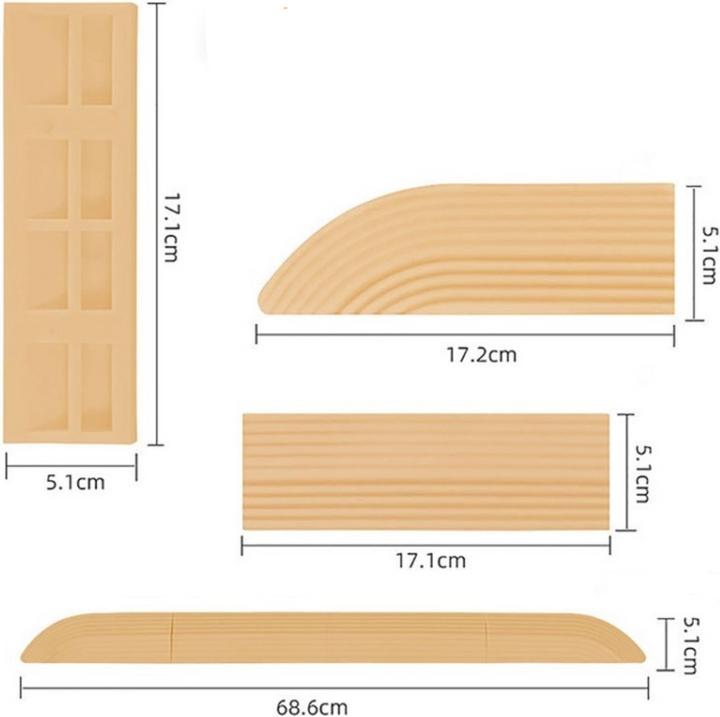Actual product image Werkstein Door threshold ramp for hoover robot transition profile