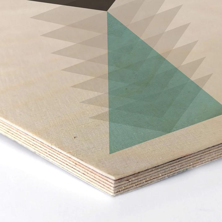 Image du produit Trenddeko Totem aqua & rose (25 x 22 cm)