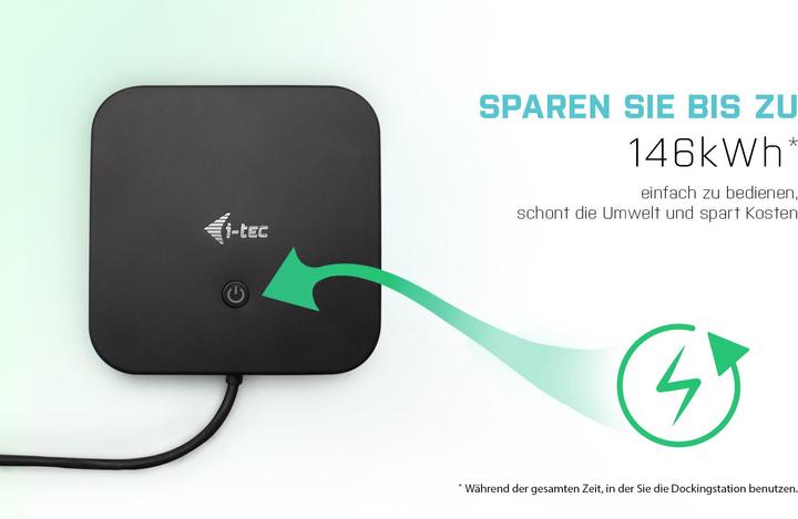 Image du produit i-tec Station d'accueil USB-C HDMI DP (USB-C, 3 Ports)
