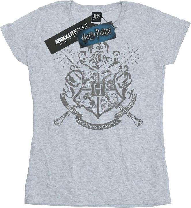 Image du produit - T-shirt HOGWARTS BADGE WANDS - Femme (L)
