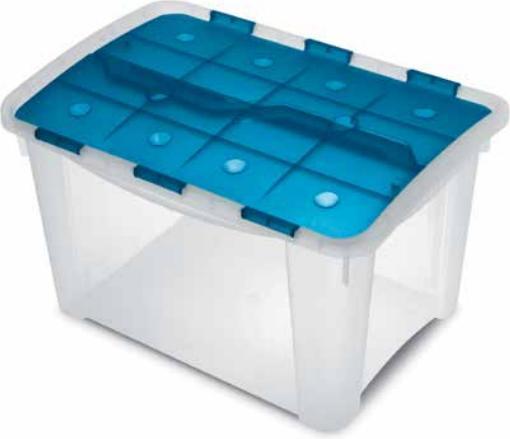 Actual product image Terry Store-Age Home Box 25 Transparent Rectangular Storage Cabinet (25 l)
