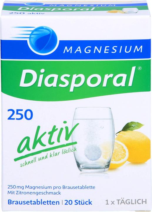 magnesium diasporal Magnesium-Diasporal 250 aktiv Brausetabletten, 20 St. Tabletten (20 Stück, Brausetablette)