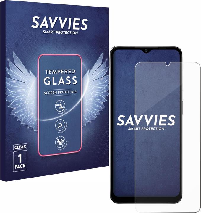 Actual product image Savvies Tempered Glass (1 Piece, Samsung Galaxy A12 Nacho)