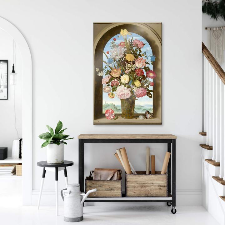 Actual product image Trenddeko Flower vase in a window niche (70 x 100 cm)