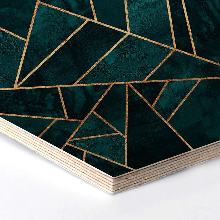 Actual product image Trenddeko Blue-green gemstone (25 x 22 cm)
