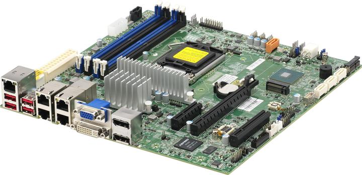 Actual product image Supermicro X12SCZ-TLN4F (LGA 1200, Intel W480E, mATX)