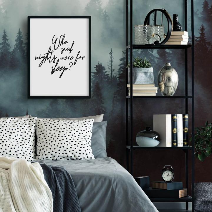 Image du produit Trenddeko Qui a dit que les nuits étaient faites pour dormir (60 x 80 cm)