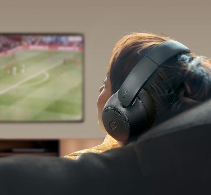 Actual product image Mixx StreamQ Surround TV Media headphones black (40 h, Cable)