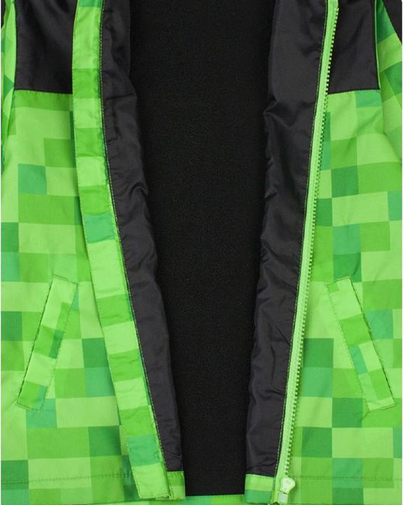 Produktbild Minecraft Jacke wasserfest mit Kapuze Jungen (140)