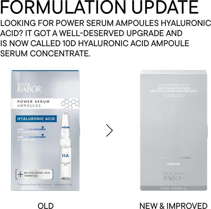 Produktbild Babor DOCTOR - 10d Hyaluronic AcID Ampoule Serum Concentrate (14 ml)