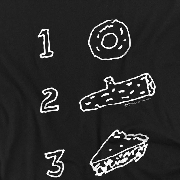 Produktbild Twin Peaks Pie Log Donut TShirt (L)