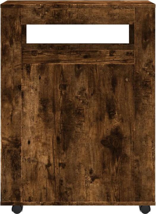 Actual product image VidaXL Narrow bathroom cabinet with castors