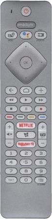 Image du produit GBC HPH238-PH-V1 ir+bt replacement remote control for PHILIPS TV (Télécommande spécifique à l'appareil)