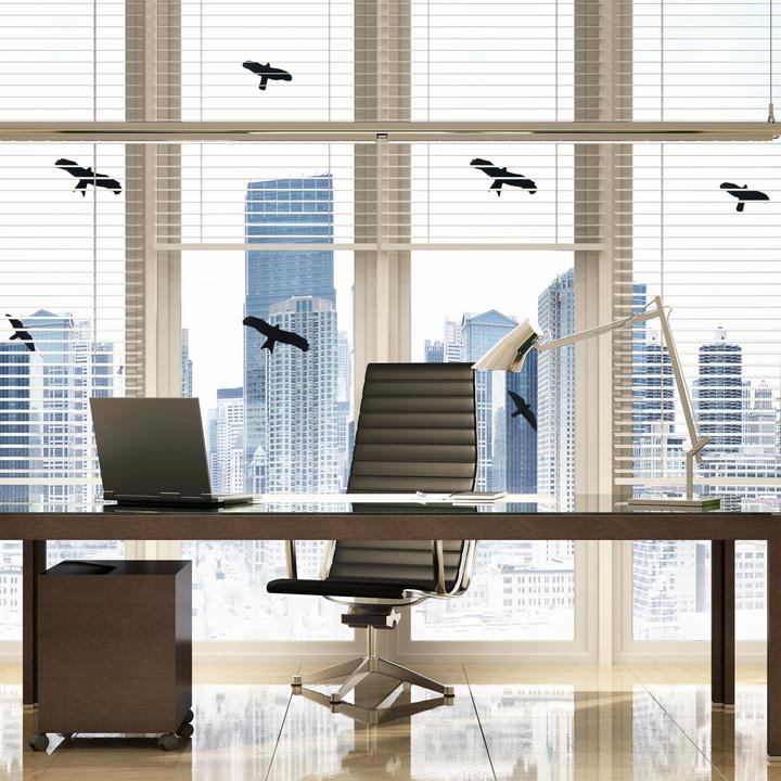 Actual product image Relaxdays Bird Silhouette Stickers Set Of 9