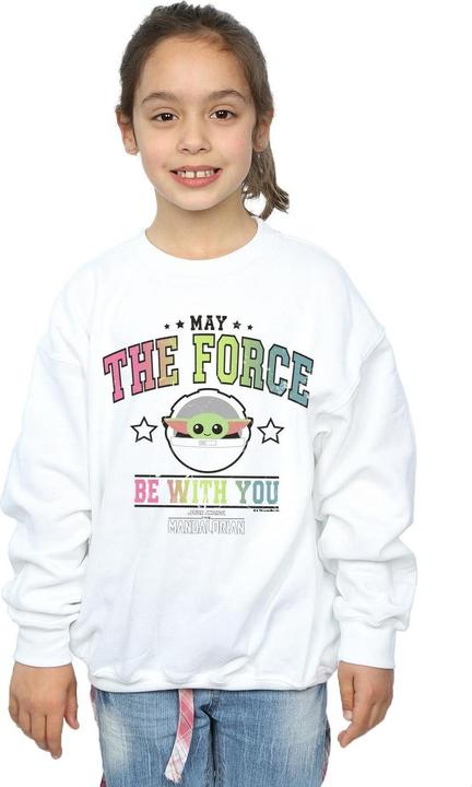 Produktbild Star Wars The Mandalorian The Force Collegiate Sweatshirt Mädchen (116)