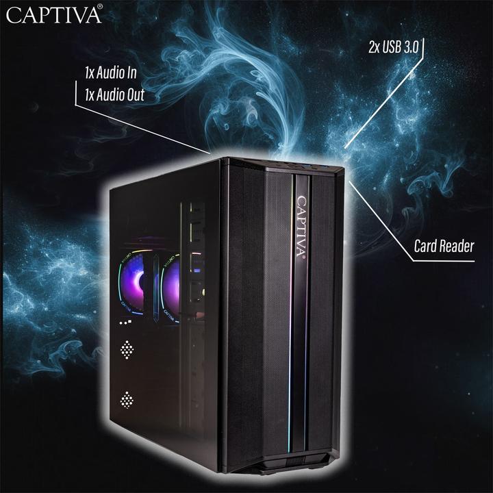 Produktbild Captiva Advanced Gaming R92-776 Ryzen 5 RTX 5060 Ti (AMD Ryzen 5 5600, 32 GB, 1000 GB, GeForce RTX 5060 Ti)