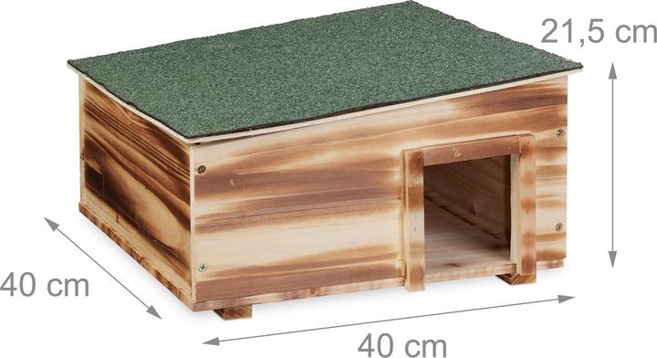 Actual product image Relaxdays Hedgehog House
