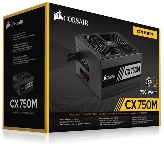 Produktbild Corsair Cx750m (750 W)