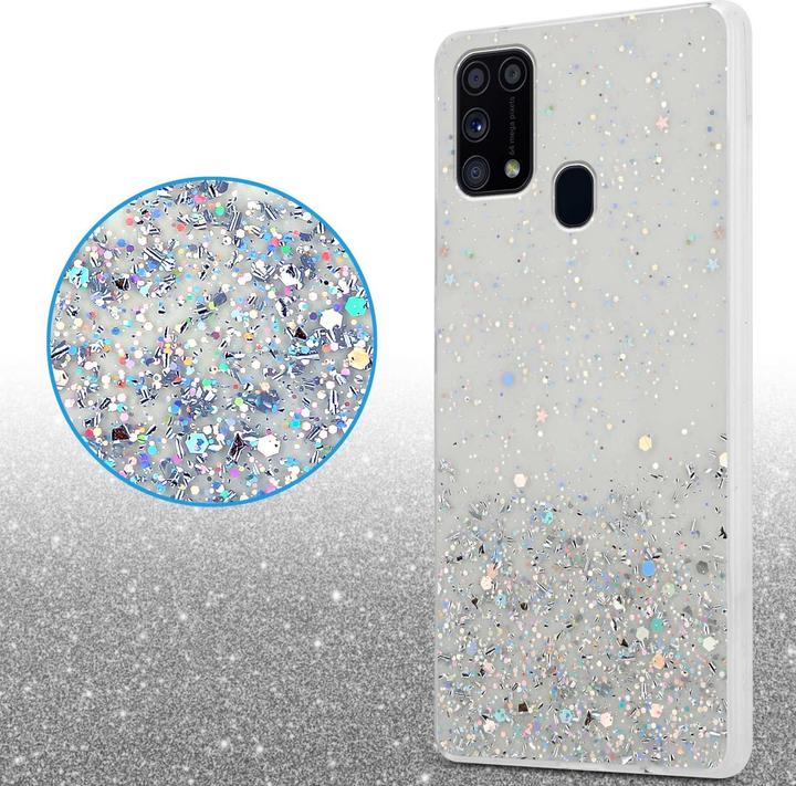Image du produit Cadorabo Housse en TPU avec paillettes pour Samsung Galaxy M31 (Samsung Galaxy M31)