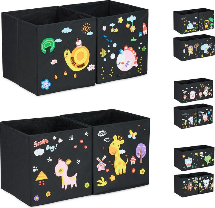 Produktbild Relaxdays Aufbewahrungsboxen Kinder