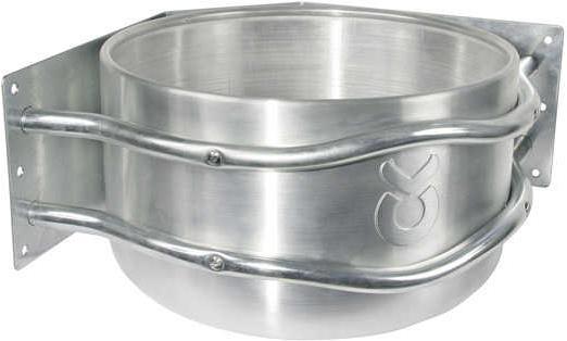 Kerbl Mangiatoia in alluminio montaggio diritto (18 l)