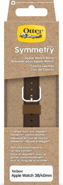 Actual product image OtterBox Symmetry Cactus Leather Watch Band for Apple Watch 9/8/7 41mm (41 mm, 38 mm, 40 mm, Vegan Leather, Watch Series 3 38mm, Apple Watch Series 10)