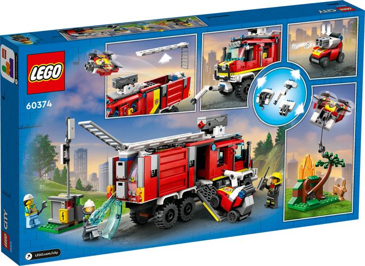 Actual product image LEGO Fire brigade command vehicle (60374, LEGO City)