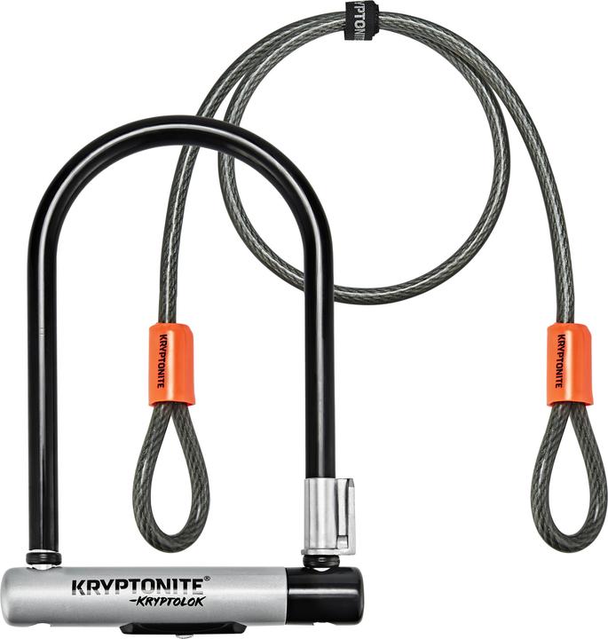 Produktbild Kryptonite KryptoLok Mini-7 Fahrradschloss + Kryptoflex (120 cm)