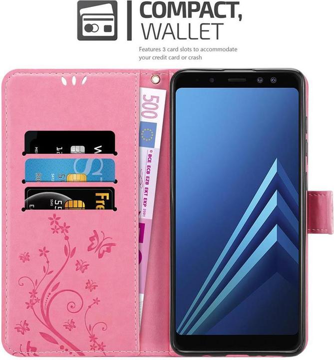 Immagine prodotto Cadorabo Copertina del libro a fiori (Samsung Galaxy A8 (2018))