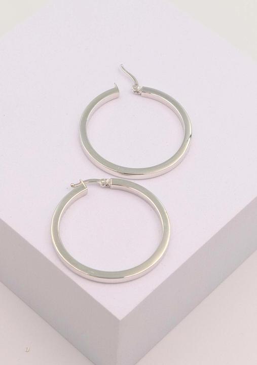 Actual product image Muau Creoles (Yellow gold, White gold, Red gold or silver)