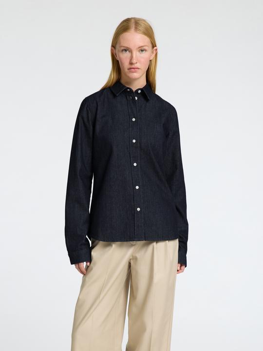 Image du produit Selected Femme Chemise en jean à manches longues près du corps (38)