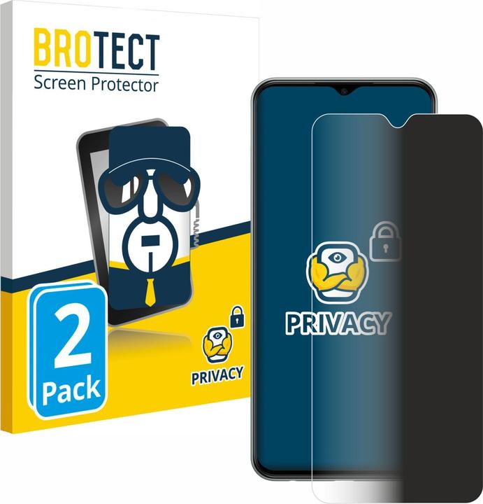 Actual product image BROTECT Privacy Protector (2 Piece, Samsung Galaxy M33)