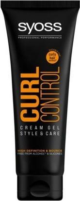 Syoss Curl Control Crem Gel Cream Styling Gel For Curly Hair 250Ml (Haarcreme, 250 ml)