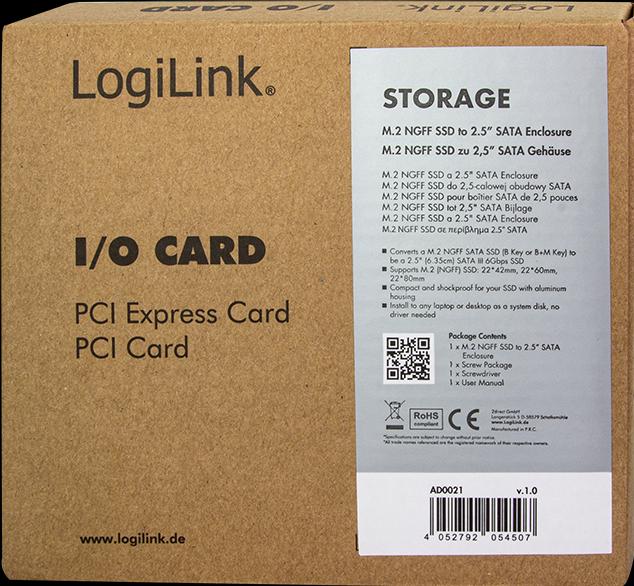 Actual product image LogiLink AD0021 (M.2 2230)
