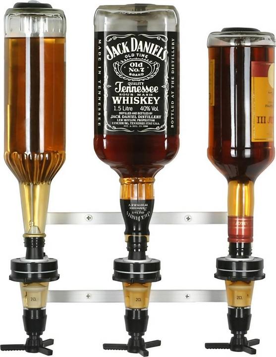 Actual product image Ich-zapfe Bottle holder - W3, for 3 bottles (Dosing spout + pourer)