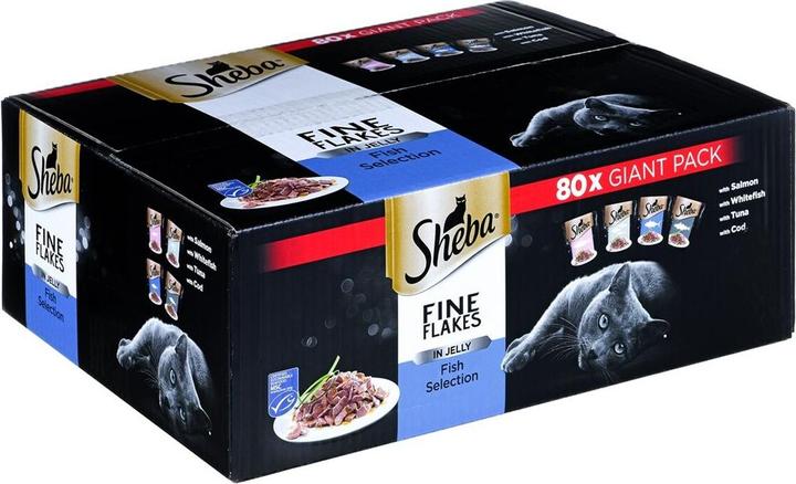Produktbild Sheba Fine Flakes (Adult, 80 Stk., 6800 g)